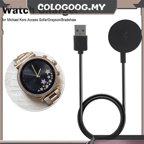 michael kors charger cable|michael kors bradshaw smartwatch charger.